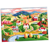 Maxbell Cross Stitch Set DIY Handmade Needlework Counted Embroidery Kit 14CT Beautiful Scenery of Country Pattern Home Decoration - Aladdin Shoppers