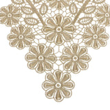 Maxbell Flower & Leaf Embroidered Lace Collar Trim Clothes Sewing Applique for Woman - Aladdin Shoppers