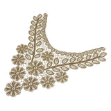 Maxbell Flower & Leaf Embroidered Lace Collar Trim Clothes Sewing Applique for Woman - Aladdin Shoppers