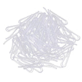 Maxbell 200Pcs 40*3mm Plastic Clip With Teeth For Dress Shirt Garment Packaging DIY - Aladdin Shoppers