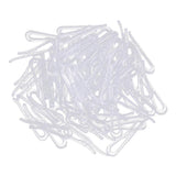 Maxbell 200Pcs 40*3mm Plastic Clip With Teeth For Dress Shirt Garment Packaging DIY - Aladdin Shoppers