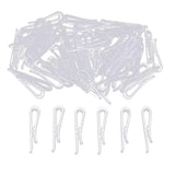 Maxbell 200Pcs 40*3mm Plastic Clip With Teeth For Dress Shirt Garment Packaging DIY - Aladdin Shoppers