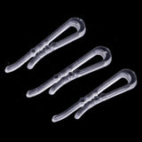 Maxbell 200Pcs 40*3mm Plastic Clip With Teeth For Dress Shirt Garment Packaging DIY - Aladdin Shoppers