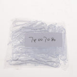 Maxbell 200Pcs 40*3mm Plastic Clip With Teeth For Dress Shirt Garment Packaging DIY - Aladdin Shoppers