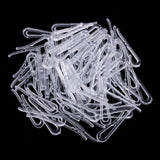 Maxbell 200Pcs 40*3mm Plastic Clip With Teeth For Dress Shirt Garment Packaging DIY - Aladdin Shoppers
