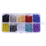 900pcs Metal Calabash Bulb Gourd Pear Shape Small Coilless Tag Safety Pins