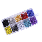 900pcs Metal Calabash Bulb Gourd Pear Shape Small Coilless Tag Safety Pins