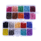 900pcs Metal Calabash Bulb Gourd Pear Shape Small Coilless Tag Safety Pins