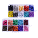 900pcs Metal Calabash Bulb Gourd Pear Shape Small Coilless Tag Safety Pins