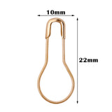 900pcs Metal Calabash Bulb Gourd Pear Shape Small Coilless Tag Safety Pins