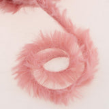 Maxbell 2pcs 32 Meters Soft Fur Yarn for Crocheting Knitting Coral and Pink