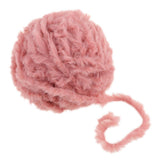 Maxbell 2pcs 32 Meters Soft Fur Yarn for Crocheting Knitting Coral and Pink