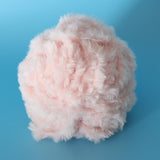 32 Meters Soft Fluffy Faux Fur Yarn for Crocheting Knitting  Pink