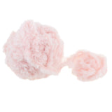 Maxbell 2pcs 32 Meters Soft Fur Yarn for Crocheting Knitting Coral and Pink