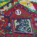 Maxbell Stamped Cross Stitch Kits Patterns Embroidery Kit - Winter Village, 11 Counted 67x52cm - Aladdin Shoppers