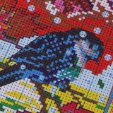 Maxbell Stamped Cross Stitch Kit 11CT Cloth DIY Needle Crafts - Cute Kitten & Bird Pattern - Aladdin Shoppers