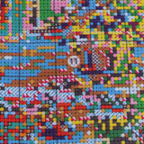 Maxbell Stamped Cross Stitch Kit 11CT Embroidery Cloth Pre-Printed Garden House Pattern DIY Needle Crafts for Adults Beginners - Aladdin Shoppers