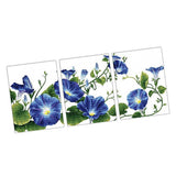 Maxbell Blue Flowers Stamped Cross Stitch Kits Dimensions Embroidery for Adults Beginners 11CT - Aladdin Shoppers