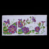 Maxbell Blue Flowers Stamped Cross Stitch Kits Dimensions Embroidery for Adults Beginners 11CT - Aladdin Shoppers