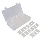 Maxbell 18 Compartments Embroidery Floss Organizer Box with 120pcs Plastic Floss Bobbins for Cross Stitch - Aladdin Shoppers