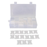 Maxbell 18 Compartments Embroidery Floss Organizer Box with 120pcs Plastic Floss Bobbins for Cross Stitch - Aladdin Shoppers