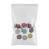 Maxbell 9 Pieces Mixed Colors Embroidered Flower Patches Iron Sew on Patches Sewing Applique Clothing Decoration - Aladdin Shoppers