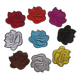 Maxbell 9 Pieces Mixed Colors Embroidered Flower Patches Iron Sew on Patches Sewing Applique Clothing Decoration - Aladdin Shoppers