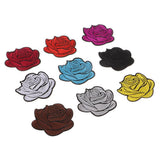 Maxbell 9 Pieces Mixed Colors Embroidered Flower Patches Iron Sew on Patches Sewing Applique Clothing Decoration - Aladdin Shoppers