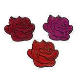 Maxbell 9 Pieces Mixed Colors Embroidered Flower Patches Iron Sew on Patches Sewing Applique Clothing Decoration - Aladdin Shoppers