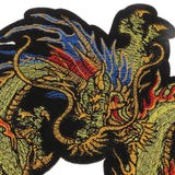 Dragon Patch Embroidery Embossed Sew On Applique DIY Crafts Clothes Decor - Aladdin Shoppers