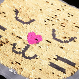 Cute Reversible Sequin Patches Cat Patches Sew On Embroidered Appliques DIY Motif for Clothing Decoration - Aladdin Shoppers