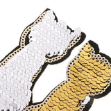 Two Cats Reversible Sequins Iron On Sew on Patches for DIY Clothes Patch Appliques - Aladdin Shoppers
