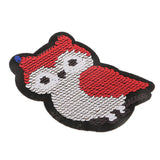 Cartoon Owl Reversible Sequins Iron On Patches for DIY Clothes Patch Appliques - Aladdin Shoppers