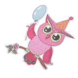 Owl & Balloon Sewing Patch Iron on Sweater Clothes T-shirt Bags Applique - Aladdin Shoppers