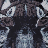 Tiger Head Pattern Patches Sequin Motifs Sew On Patch DIY Clothing Applique - Aladdin Shoppers