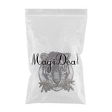 Tiger Head Pattern Patches Sequin Motifs Sew On Patch DIY Clothing Applique - Aladdin Shoppers