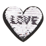 Sequins Sewing on Embroidered Patches Heart Shape Iron on Clothes Dress Hat Pants Curtain Sewing Decorations DIY Crafts Applique Patches - Aladdin Shoppers