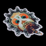 Crown Owl Patches Animal DIY Iron on Clothes Bags Stickers Appliques Large - Aladdin Shoppers
