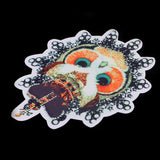 Crown Owl Patches Animal DIY Iron on Clothes Bags Stickers Appliques Large - Aladdin Shoppers