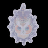 Crown Owl Patches Animal DIY Iron on Clothes Bags Stickers Appliques Large - Aladdin Shoppers
