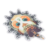 Crown Owl Patches Animal DIY Iron on Clothes Bags Stickers Appliques Large - Aladdin Shoppers