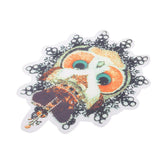 Crown Owl Patches Animal DIY Iron on Clothes Bags Stickers Appliques Large - Aladdin Shoppers