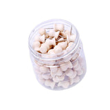 Maxbell 50 Pcs Wood Push Pins Decorative Modern Wooden Thumb Tacks with 1 Piece Storage Bottle - Aladdin Shoppers
