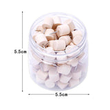 Maxbell 80Pcs Cylinder Wooden Thumb Tacks Rivets For DIY Cork Boards Map Photos Home Office Craft Projects - Aladdin Shoppers