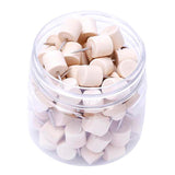 Maxbell 80Pcs Cylinder Wooden Thumb Tacks Rivets For DIY Cork Boards Map Photos Home Office Craft Projects - Aladdin Shoppers