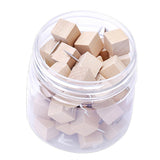 Maxbell 50 Pieces Map Tacks Wood Push Pins Wooden Head Steel Point Home Office Projects - Aladdin Shoppers