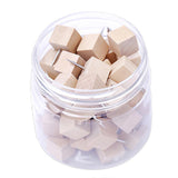 Maxbell 50 Pieces Map Tacks Wood Push Pins Wooden Head Steel Point Home Office Projects - Aladdin Shoppers