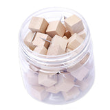 Maxbell 50 Pieces Map Tacks Wood Push Pins Wooden Head Steel Point Home Office Projects - Aladdin Shoppers