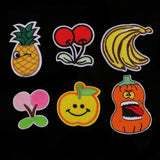 Maxbell DIY 18pcs Fruits Styles Embroidered Patch Sew On/Iron On Patch Applique Clothes Dress Plant Hat Jeans Sewing Flowers Applique Diy Accessory - Aladdin Shoppers