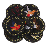 8Pcs Mixed Round Flower & Animals Embroidery Applique Patches for Clothes Sewing Crafting Decorating DIY - Aladdin Shoppers